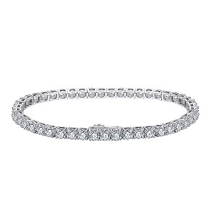 Βραχιόλι  Ριβιέρα  Jooliete BRSB129/1 από ασήμι 925 και  3mm πέτρες ζιργκόν17.5cm μήκος