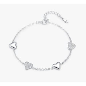 Βραχιόλι Jooliete από επιχρυσωμένο  ασήμι 925 και πέτρες ζιργκόν BRHB2021