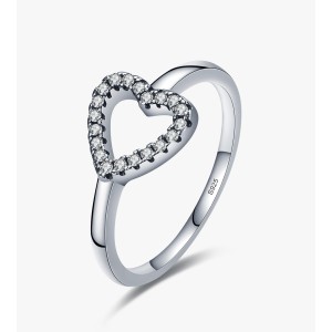 Δαχτυλίδι Jooliete DXRHR684.49 N49 από ασήμι 925 με πέτρες ζιργκόν