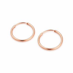 Κρίκοι Ροζ Χρυσοί HP166 14 Καράτια