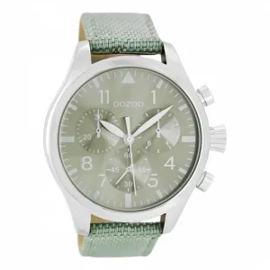 Ρολόι OOZOO C6795 XL Τimepieces Khaki Fabric Strap C6795