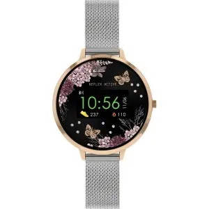 Γυναικείο ρολόι Reflex Active Smartwatch RA03-4037 από ανοξείδωτο ατσάλι με μπρασελέ.