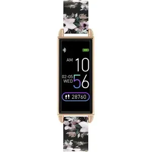Γυναικείο ρολόι Reflex Active Smartwatch  RA02-2052 με πολύχρωμο δερμάτινο λουράκι.