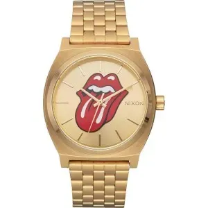 Ρολόι NIXON Rolling Stones Time Teller A1356-509-00 Με Χρυσό Ατσάλινο Μπρασελέ