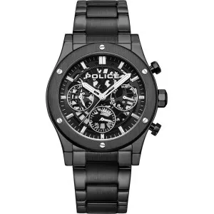 Ανδρικό Ρολόι POLICE Knotty Black Stainless Steel Bracelet PEWJK0006401