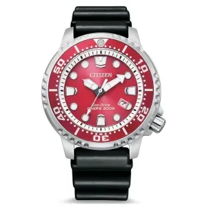 Ανδρικό Ρολόι CITIZEN Promaster Eco-Drive Divers BN0159-15X Με Μαύρο Καουτσούκ Λουράκι