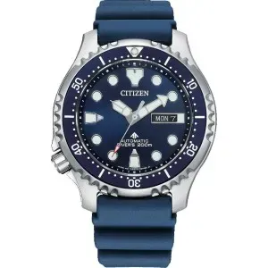 Ανδρικό Ρολόι CITIZEN Promaster Automatic Divers NY0141-10LE Με Μπλε Καουτσούκ Λουράκι