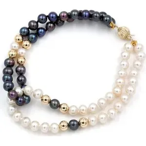 Βραχιόλι με μαργαριτάρια Fresh Water Pearl 5,0-5,5mm Κ14 111578 Pearls