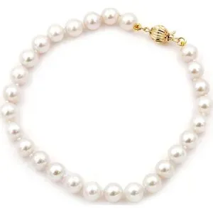 Βραχιόλι με μαργαριτάρια Fresh Water Pearl 6,0-6,5mm Κ14 110237 Pearls