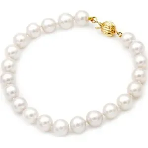 Βραχιόλι με μαργαριτάρια Fresh Water Pearl 7,0-8,0mm Κ14 110176 Pearls