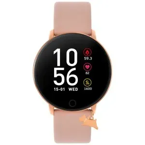 Γυναικείο ρολόι Radley London Series RYS05-2100-INT Smartwatch με ροζ δερμάτινο λουράκι.