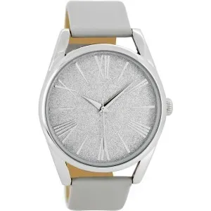 Ρολόι OOZOO C8606 Timepieces Light με Γκρί Δερμάτινο Λουράκι