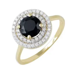 Χρυσό γυναικείο δαχτυλίδι ροζέτα DAXR32675G