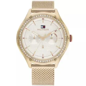 Γυναικείο ρολόι Tommy Hilfiger 1782653 Lexi από ανοξείδωτο ατσάλι με γκρι καντράν και ροζ χρυσό μπρασελέ.