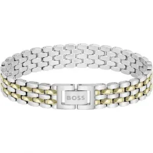 Γυναικείο βραχιόλι HUGO BOSS 1580517 από επιχρυσωμένο ανοξείδωτο ατσάλι.