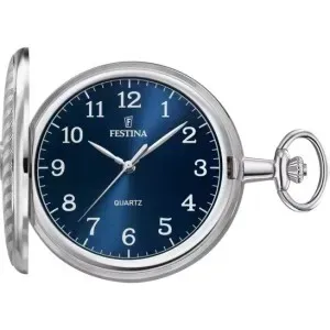 Ανδρικό ρολόι τσέπης FESTINA F2021/2 με μπλε καντράν.