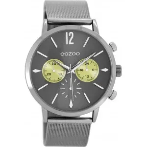 Ρολόι OOZOO C8779 Timepieces με Γκρί Μεταλλικό Μπρασελέ