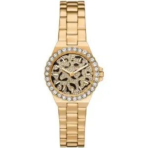 Γυναικείο ρολόι Michael Kors MK7394 Lennox από ανοξείδωτο ατσάλι με πολύχρωμο καντράν και χρυσό μπρασελέ.