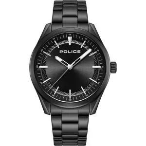 Ανδρικό Ρολόι POLICE Grille PEWJG0018201 Με Μαύρο Ατσάλινο Μπρασελέ