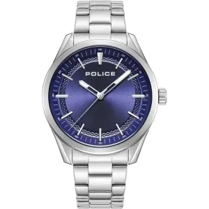 Ανδρικό Ρολόι POLICE Grille PEWJG0018203 Με Ασημί Ατσάλινο Μπρασελέ