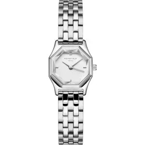 Γυναικείο ρολόι ROSEFIELD GWSSS-G04 The Gemme με λευκό καντράν και μπρασελέ.