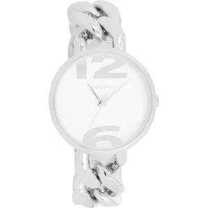 Γυναικείο ρολόι OOZOO C11260 Timepieces με λευκό καντράν και μπρασελέ.