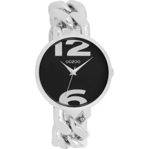 Γυνακείο ρολόι OOZOO C11261 Timepieces με μαύρο καντράν και μπρασελέ.