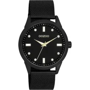 Γυναικείο ρολόι OOZOO C11284 Timepieces με μαύρο καντράν και μπρασελέ.