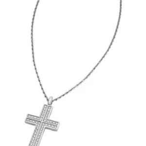 Γυναικείο κολιέ σταυρός LOTUS LS1676-1/1 από ανοξείδωτο ατσάλι.