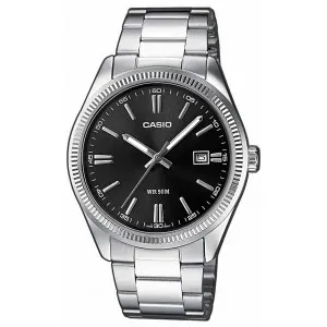 Ρολόι CASIO MTP-1302PD-1A1VEF Sport Με Ασημί Ατσάλινο Μπρασελέ