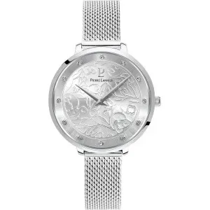 Γυναικείο ρολόι PIERRE LANNIER 040J628 Eolia Crystals με ασημί καντράν και μπρασελέ.