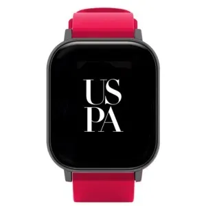 Ρολόι U. S. Polo Assn. USP3168RD Orion Smartwatch με κόκκινο καουτσούκ λουράκι.