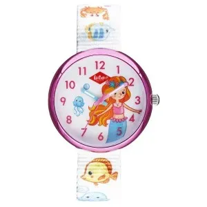 Παιδικό ρολόι LEE COOPER LC.K.3.838 με πολύχρωμο καντράν και πολύχρωμο υφασμάτινο λουράκι.