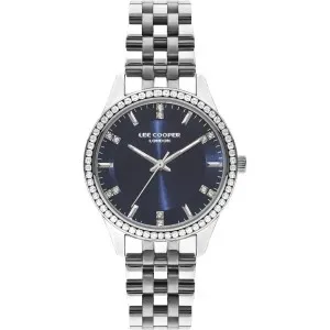 Γυναικείο ρολόι LEE COOPER LC07826.390 με μπλε καντράν και μπρασελέ.