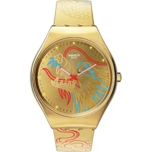 Ρολόι SWATCH Skin Irony Dragon In Gold Multicolor SYXZ104