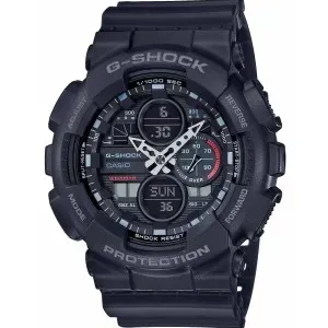 Ρολόι CASIO GA-140-1A1ER G-Shock με Μαύρο Καουτσούκ Λουράκι