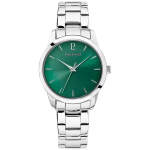 Γυναικείο ρολόι PIERRE LANNIER 066M671 ROXANE από ανοξείδωτο ατσάλι με πράσινο καντράν και μπρασελέ.