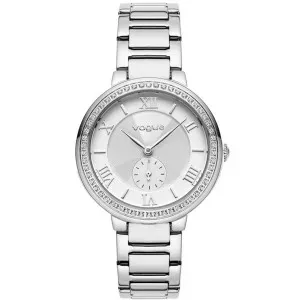 Γυναικείο ρολόι VOGUE 613983 Elegant από ανοξείδωτο ατσάλι με ασημί καντράν και ασημί μπρασελέ.