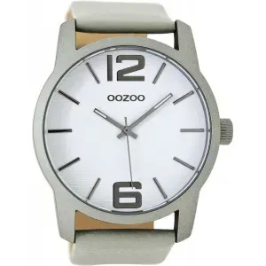 Ρολόι OOZOO C9085 Timepieces με Γκρί Δερμάτινο Λουράκι