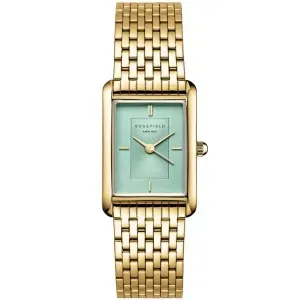 Γυναικείο ρολόι ROSEFIELD HMGSG-H04 Heirloom με πράσινο καντράν και χρυσό μπρασελέ.