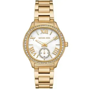 Γυναικείο ρολόι Michael Kors MK4805 Sage από ανοξείδωτο ατσάλι με φίλντισι καντράν και χρυσό μπρασελέ.
