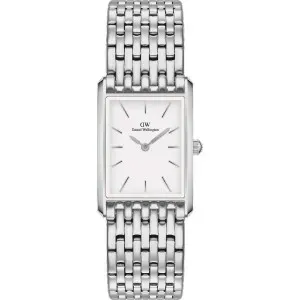 Γυναικείο ρολόι DANIEL WELLINGTON DW00100706 Bound από ανοξείδωτο ατσάλι με λευκό καντράν και μπρασελέ.