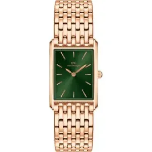 Γυναικείο ρολόι DANIEL WELLINGTON DW00100704 Bound με πράσινο καντράν και μπρασελέ.
