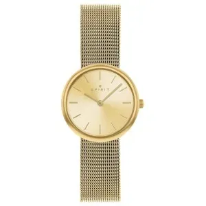 Γυναικείο ρολόι Spirit SP4016 με χρυσό καντράν και μπρασελέ.