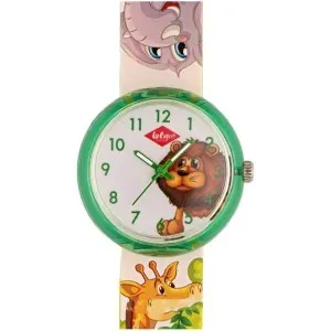 Παιδικό ρολόι LEE COOPER LC.K.4.737 με πολύχρωμο καντράν και πολύχρωμο καουτσούκ λουράκι.