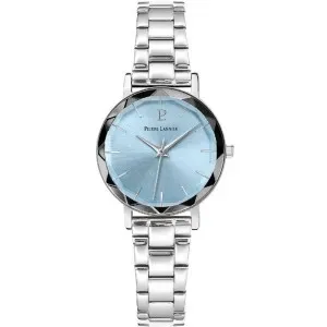 Γυνακείο ρολόι PIERRE LANNIER 011L661 Multiple από ανοξείδωτο ατσάλι με γαλάζιο καντράν και ασημί μπρασελέ.