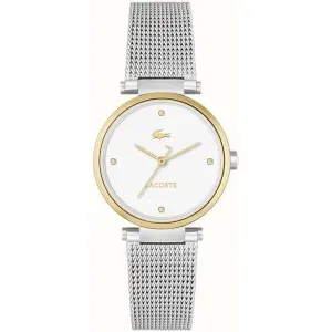 Γυναικείο ρολόι Lacoste 2001337 Orba από ανοξείδωτο ατσάλι με λευκό καντράν και μπρασελέ.