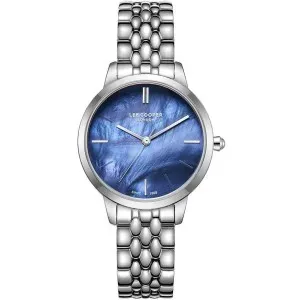 Γυναικείο ρολόι LEE COOPER LC07941.390 με μπλε φίλντισι καντράν και μπρασελέ.