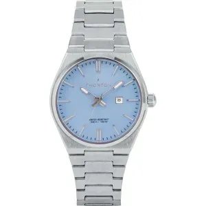 Γυναικείο ρολόι THORTON 9306332M Torstein από ανοξείδωτο ατσάλι με γαλάζιο καντράν και μπρασελέ.