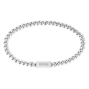 Ανδρικό βραχιόλι HUGO BOSS 1580556 από ανοξείδωτο ατσάλι.